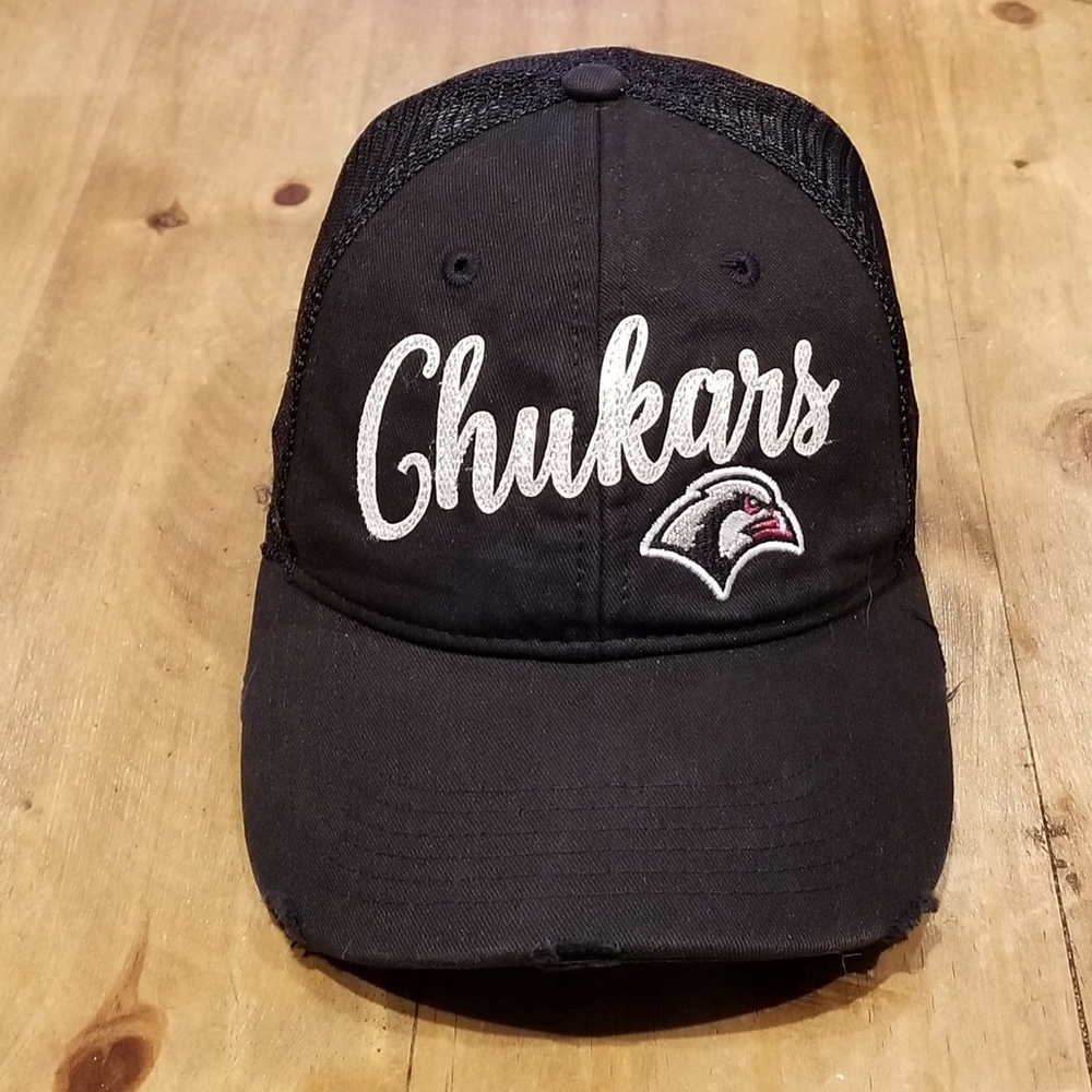 Idaho Falls Chukars Baseball Hat Cap Womens One Size Adjustable Mesh Back Black